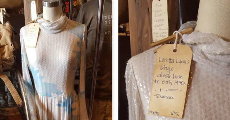Loretta Lynn's stage dress from the early 1970s.