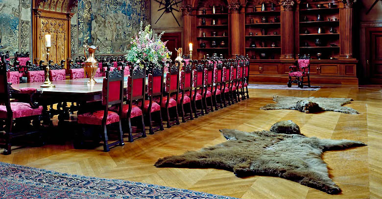 The Biltmore Estate showcases exquisite parquet-style oak and walnut flooring.