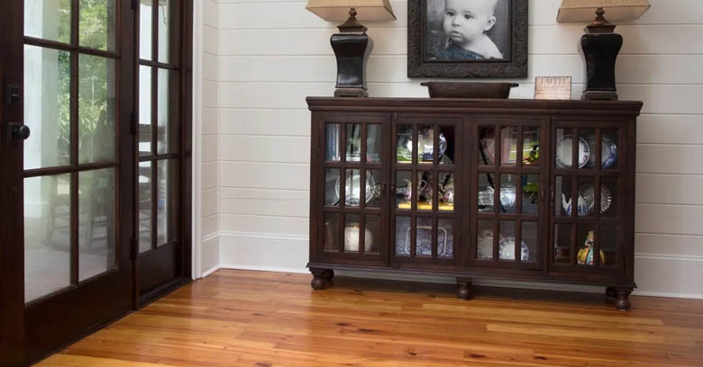 Silvan Collection antique heart pine flooring is available in solid wood and engineered options.
