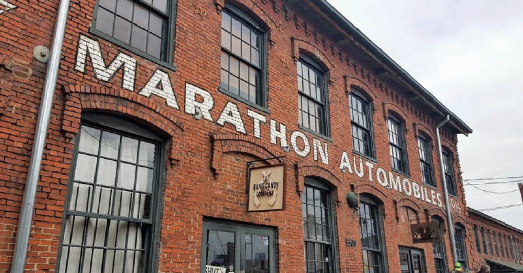 American Pickers Nashville Store in the old Marathon Automobiles building.