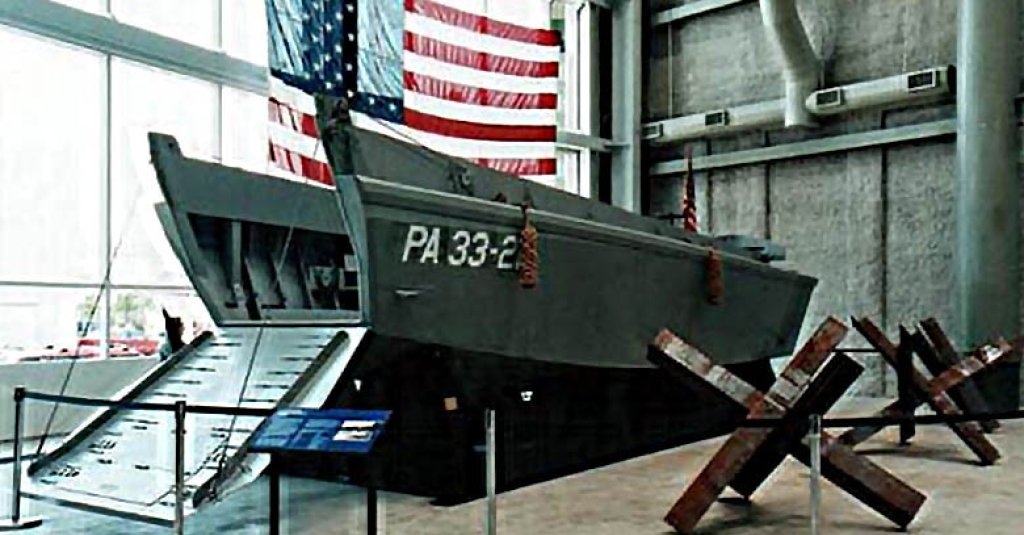 A Higgins Landing Craft at The National WWII Museum.