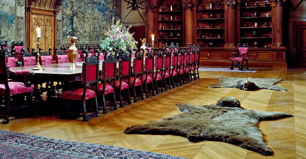 The Biltmore Estate showcases exquisite parquet-style oak and walnut flooring.